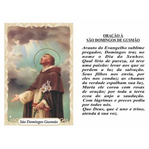 OG141414P100 - Oração São Domingos de Gusmão c/ 100un. - 9,5x6,5cm