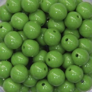 CTM050030P500G - Contas Bolinhas Acrílico Verde Pistache c/ 500 gramas - 8mm (35)