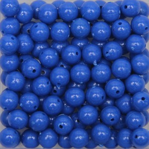 CTM050013P250G - Contas Bolinhas Acrílico Azul Royal c/ 250 gramas - 8mm (46)