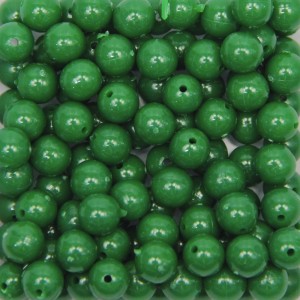 CTM050032P250G - Contas Bolinhas Acrílico Verde Bandeira c/ 250 gramas - 8mm (20)