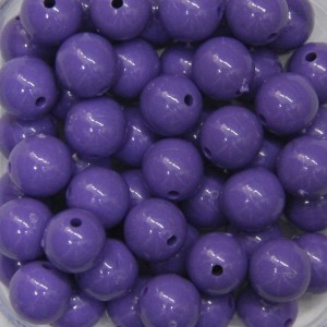 CTM050060P250G - Contas Bolinhas Acrílico Lilás c/ 250 gramas - 8mm (53)