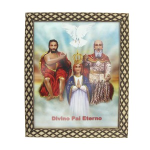 QD91418 - Quadro Divino Pai Eterno - 23x28cm