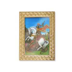 QD91120 - Quadro São Jorge - 13x18cm