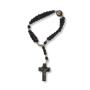 PU1543520 - Pulseira Terço São José Madeira - 22x1,8cm