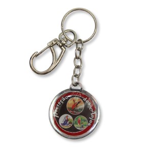 CH1090062 - Chaveiro  Arcanjos Resinado - 12x3,5cm