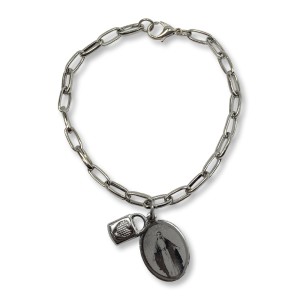 PU28220 - Pulseira N. Sra. das Graças Cadeia de Consagração - 19cm  (PSC01)