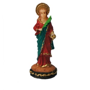 IM1720027 - Imagem Santa Luzia Resina - 8x3cm