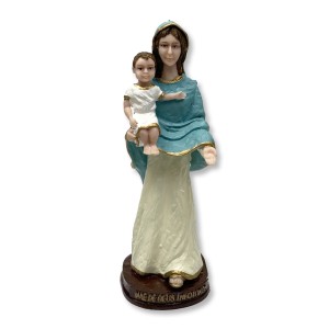 IM1730083 - Imagem Santa Mãe de Deus Theotókos Resina - 17x6cm