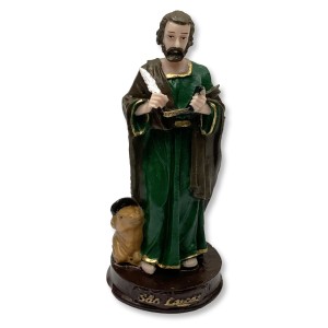IM1730442 - Imagem São Lucas Resina - 15x6cm