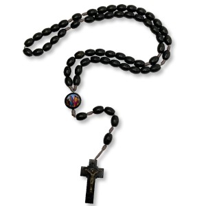 TE942049 - Terço N. Sra. do Desterro Madeira - 45cm