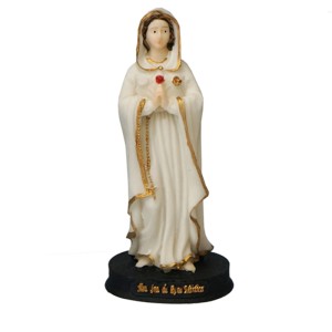 IM1730048 - Imagem N. Sra. de Rosa Mística Resina - 17x6cm