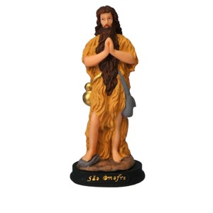 IM1730420 - Imagem Santo Onofre Resina - 15x6cm