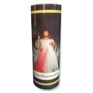 VE155223 - Vela Jesus Misericordioso de 7 dias - 17X5cm