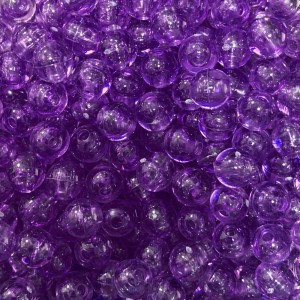 CTM050062P20G - Contas Bolinhas Acrílico Lilás Transparente c/ 20 gramas - 8mm (27)