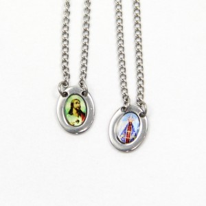 ES42040 - Escapulário N. Sra. Aparecida Aço Inox - 61x0,8cm (R060)