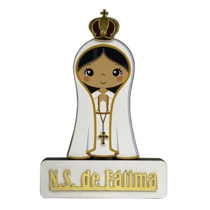 PE721801 - Pedestal N. Sra. De Fátima MDF - 15x10cm
