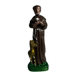 IM89423 - Imagem São Francisco de Assis Metal - 5x2cm