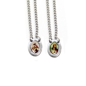 ES43060 - Escapulário N. Sra. Do Carmo Aço Inox - 61x0,8cm (R059)