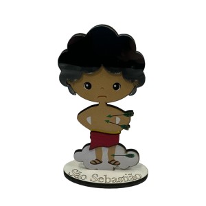 PE721606 - Pedestal São Sebastião MDF - 12,5x7,5cm