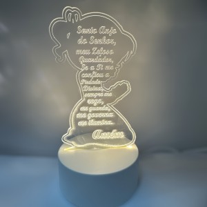 LU1970130 - Luminária Anjo da Guarda Led- 19x9,5cm