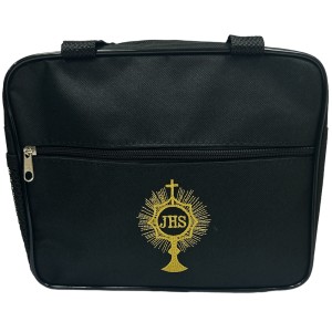 BS1990190 - Bolsa Porta Bíblia Ostensório Preta - 25x20cm