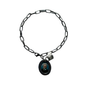 PU28710 - Pulseira São Padre Pio de Pietrelcina Consagração - 19cm