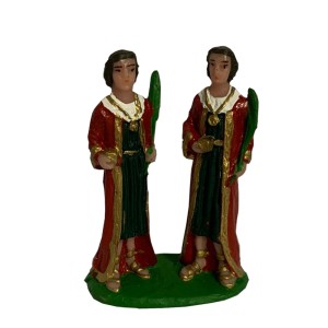 IM1720432 - Imagem São Cosme e Damião Resina - 8x5cm