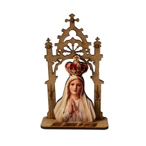 CP81402 - Capela N. Sra. De Fátima MDF - 12,5x7,5cm