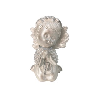 IM721033 - Imagem Anjo c/ Pérola Branca e Strass - 14x10cm