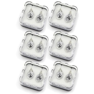 ES43071P6 - Escapulário N. Sra. Do Carmo Aço Inox c/ 6un. - 61,8x1,2cm (R017)