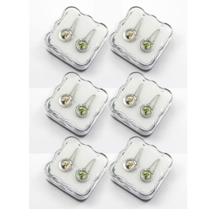 ES43080P6 - Escapulário N. Sra. Do Carmo Aço Inox c/ 6un. - 61,2x1,2cm (R018)