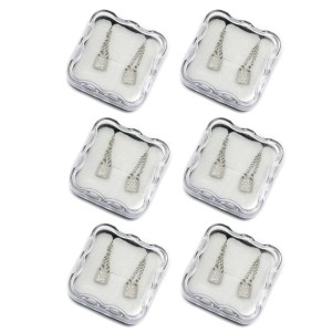 ES43040P6 - Escapulário N. Sra. Do Carmo Aço Inox c/ 6un. -  60,8x0,5cm (R057)