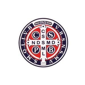 AD82170 - Adesivo Medalha de São Bento - 4,5x4,5cm