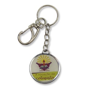 CH170000 - Chaveiro Catequista Resinado - 9x3,2cm