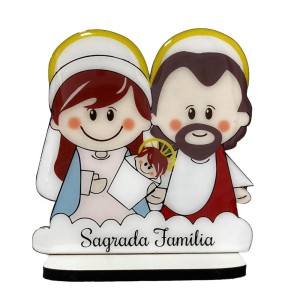PE722700 - Pedestal Sagrada Família MDF - 13,5x10,5cm