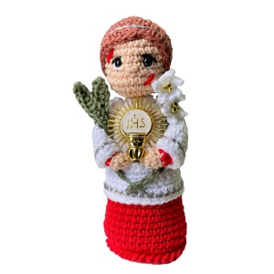 IM2030330 - Imagem de Crochê São Tarcísio - 16x7cm