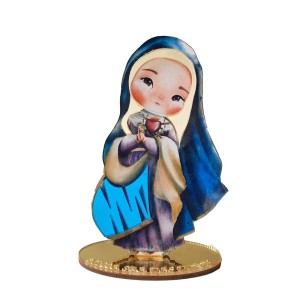 PE721716 - Pedestal N. Sra. das Dores MDF - 12x8cm