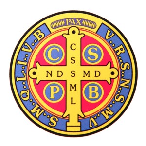 AD82160 - Adesivo Medalha de São Bento - 10,5x10,5cm