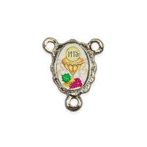 ET1671905P5 - Entremeio Primeira Eucaristia Resinado c/ 5un. - 1,9x1,5cm