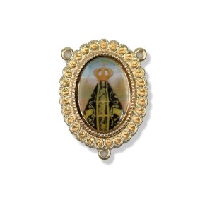 ET1610681 - Entremeio N. Sra. Aparecida Dourado Resinado - 4X3cm