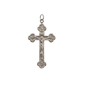 CZ850990 - Crucifixo Metal Níquel c/ 1un. - 6x3,3cm