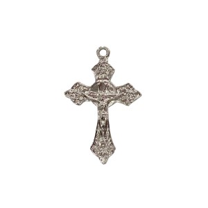 CZ861755 - Crucifixo Metal Níquel - 5,9x3,9cm