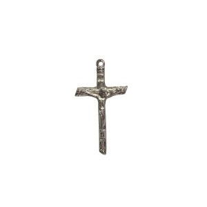 CZ861375P2 - Crucifixo Metal Níquel c/ 2un. - 4,7x2,9cm