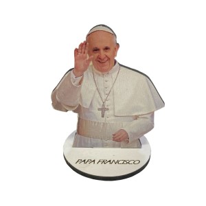 AO291150 - Pedestal Papa Francisco MDF - 7,5x6cm