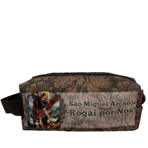 NE040795 - Necessaire Box São Miguel Arcanjo - 27x10cm
