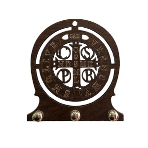 PC380793 - Porta Chaves São Bento MDF - 10,5x10cm