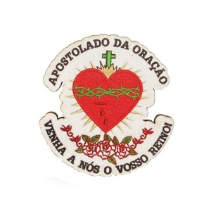 IA81600 - Imã Apostolado da Oração MDF - 5,5x5cm