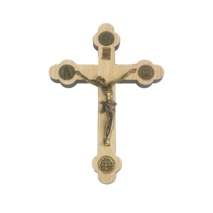 CW760092 - Crucifixo Livrai-nos do Mal - 17,5x12,5cm