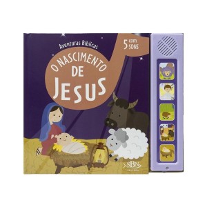 LI320200 - Livro Musical O Nascimento de Jesus - 19,5x22,5cm