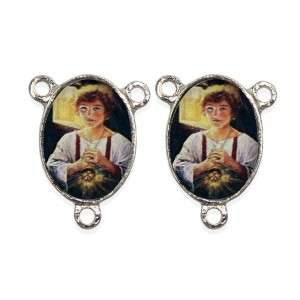 ET1681435P2 - Entremeio São Tarcísio Duplo Resinado c/ 2un. - 2,5x2cm